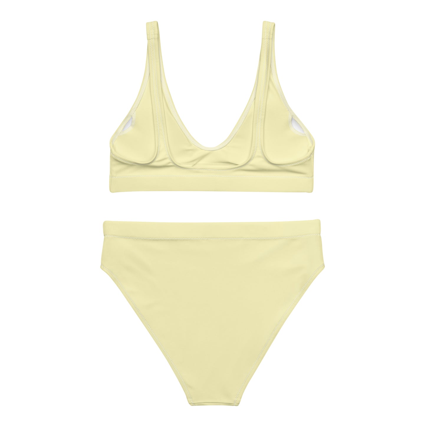 The MMW High-Waist Bikini in Yellow