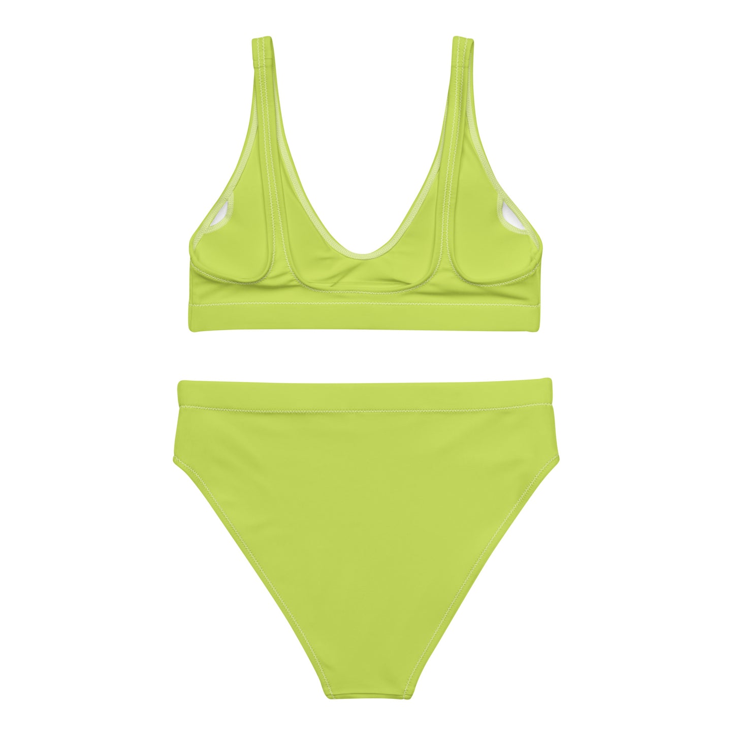 The MMW High-Waist Bikini in Green