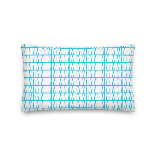 The MMW Legacy Beach Pillow in Blue