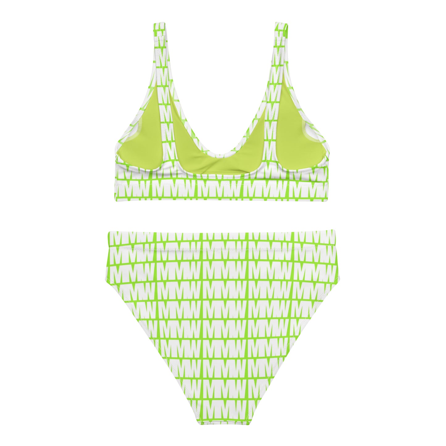 The MMW Legacy High-Waist Bikini in Green