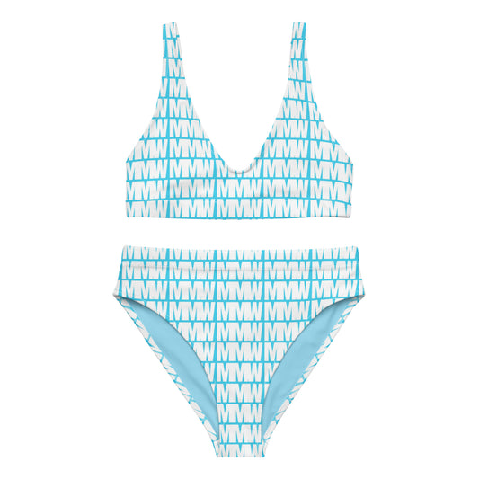 The MMW Legacy High-Waist Bikini in Blue