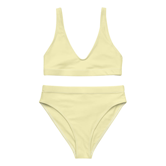 The MMW High-Waist Bikini in Yellow