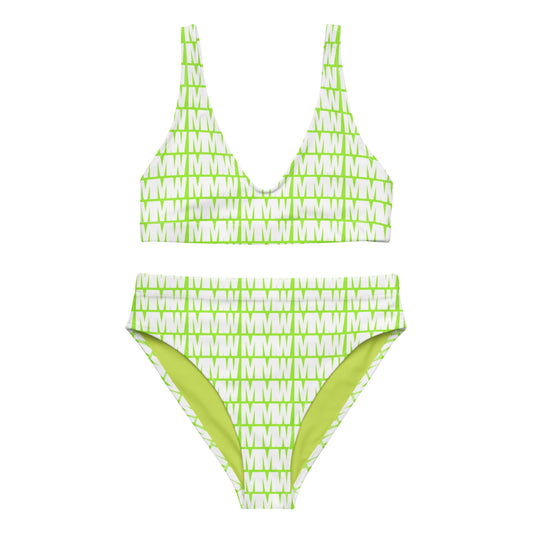 The MMW Legacy High-Waist Bikini in Green