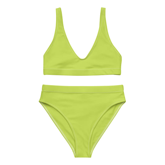 The MMW High-Waist Bikini in Green