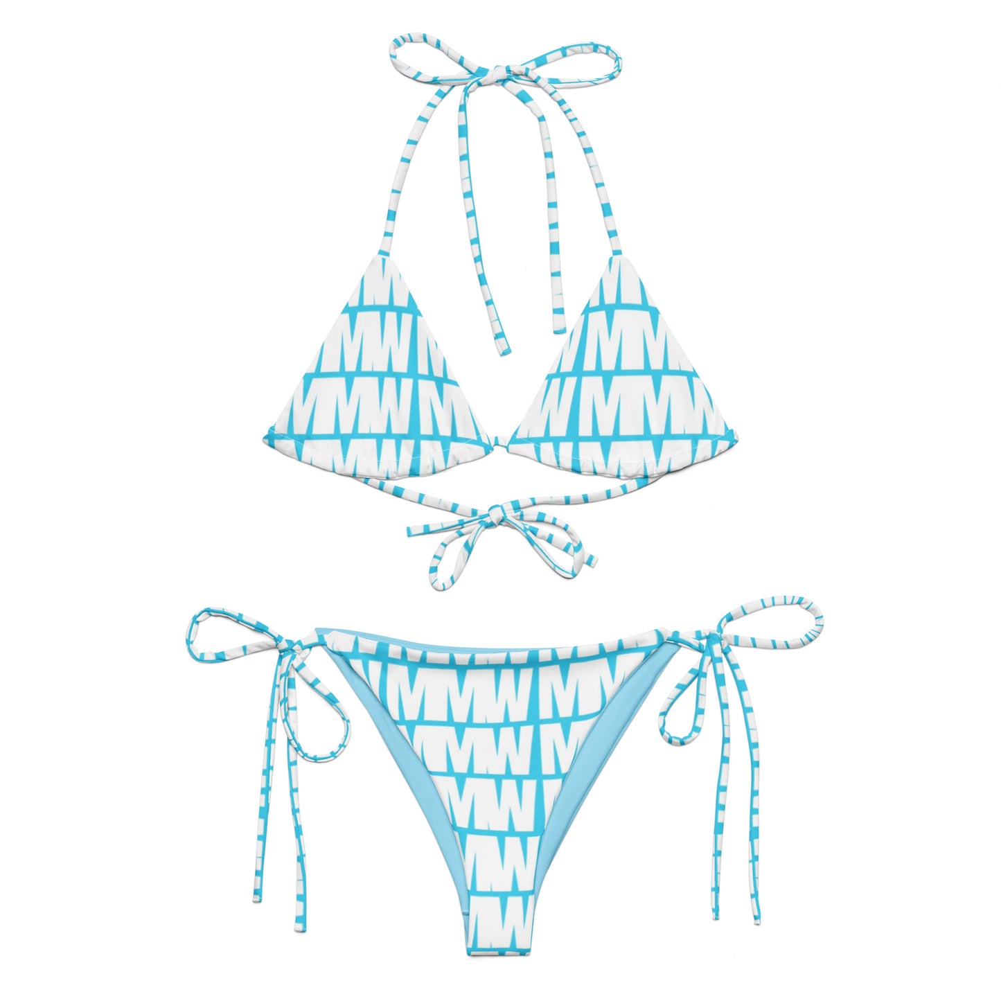 The MMW Legacy String Bikini in Blue