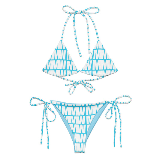 The MMW Legacy String Bikini in Blue