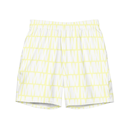 The MMW Legacy Swim Trunks in Yellow