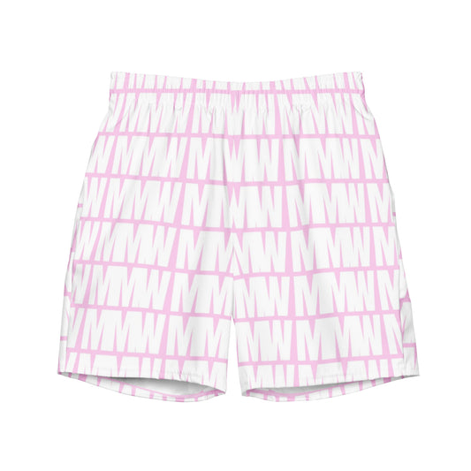 The MMW Legacy Swim Trunks in Pink