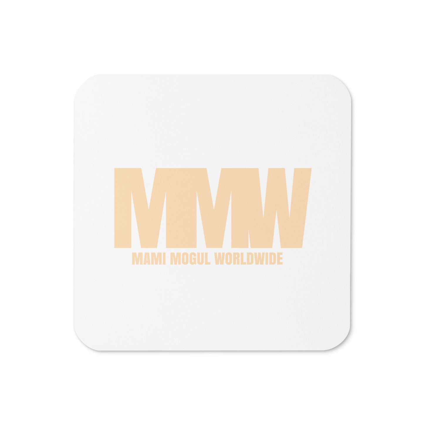 The MMW Classic Cork-Back Coaster