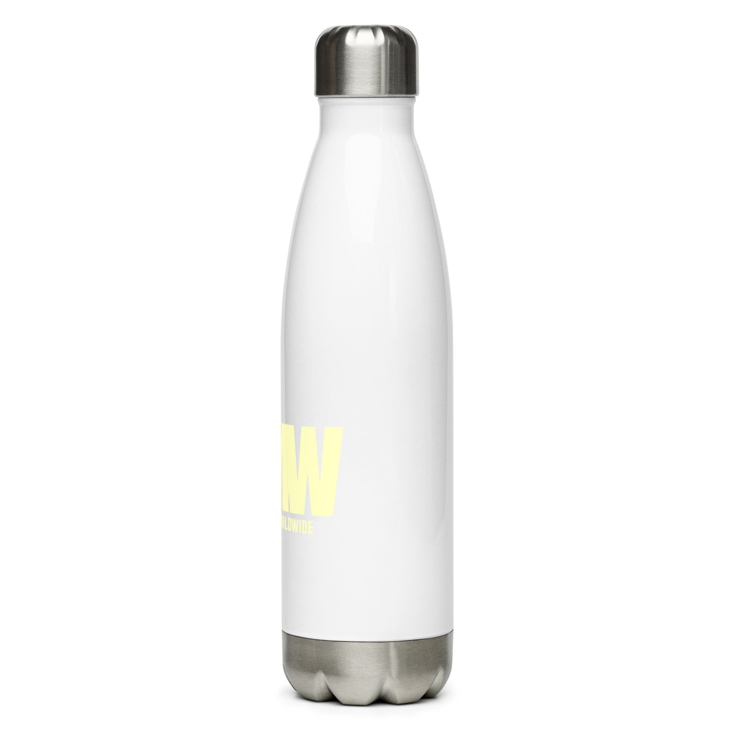 The MMW Stainless Steel Water Bottle in Yellow