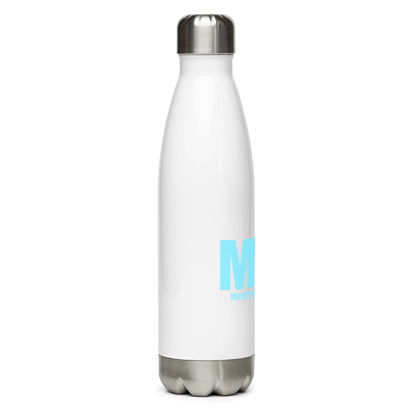 The MMW Stainless Steel Water Bottle in Blue