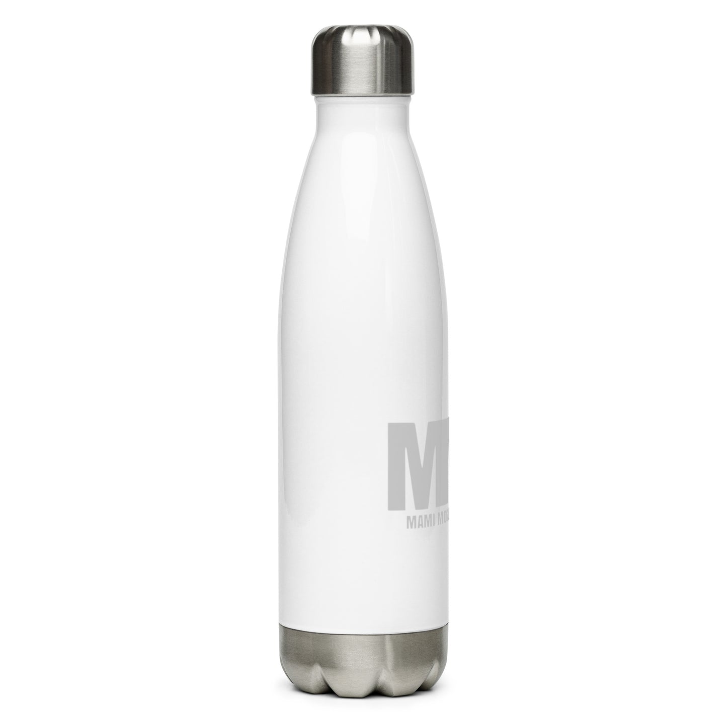 The MMW Stainless Steel Water Bottle in Grey