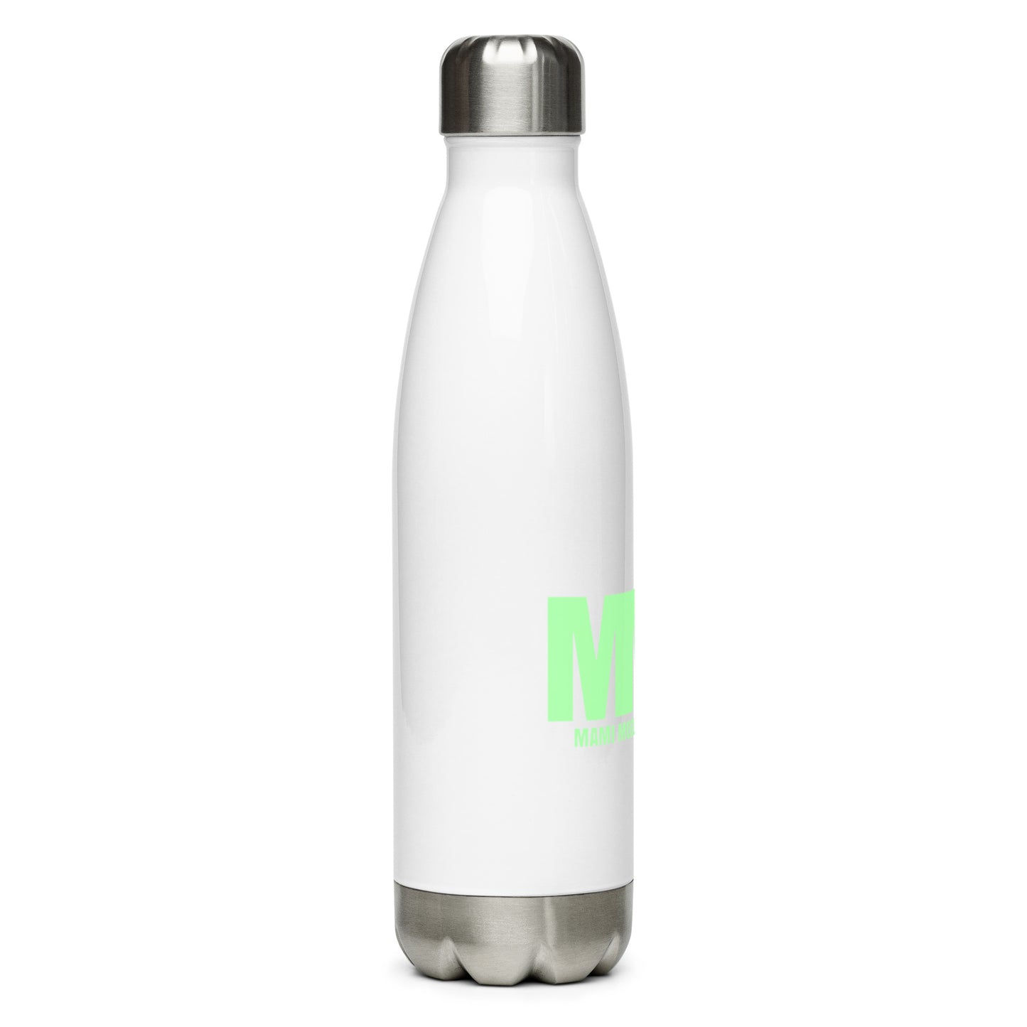 The MMW Stainless Steel Water Bottle in Green